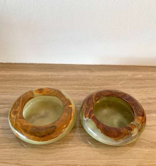 Twin Marble Ashtray