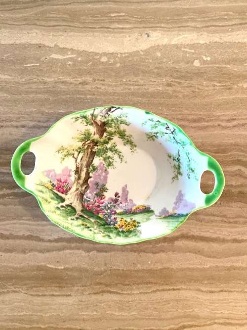 Small Royal Albert Greenwood Tree Sweet Meat Dish