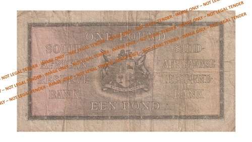1946 1 Pound HM De Kock EA (A161)