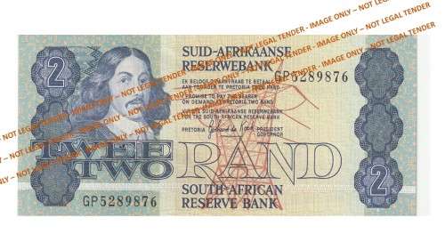 1984 2 Rand GPC De Kock 3rd Issue AE (GP52 76-78) 3 Notes in Sequence