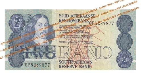 1984 2 Rand GPC De Kock 3rd Issue AE (GP52 76-78) 3 Notes in Sequence