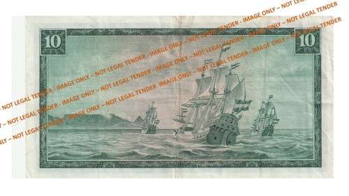 1975 10 Rand TW De Jongh 3rd Issue - 4 Notes (3 AE & 1 EA)