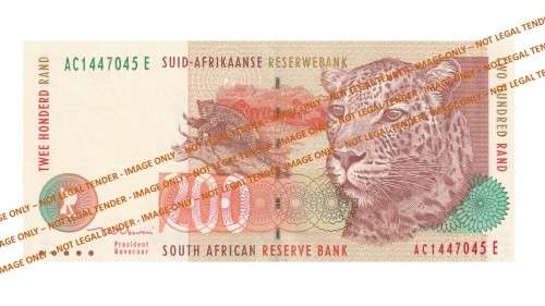 1999/2004 10 Rand to 200 Rand TT Mboweni 1st Issue