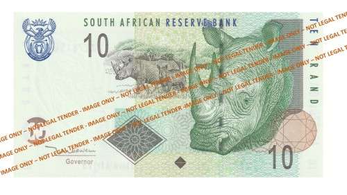 2004/2009 10 Rand TT Mboweni 2nd Issue (AP73 89-95)  7 Notes