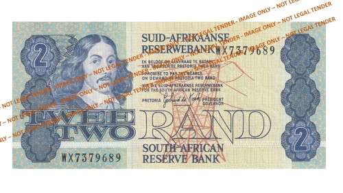1989 2 Rand GPC De Kock 3rd Issue Replacement A/E (WX73 82-90)  9 Notes