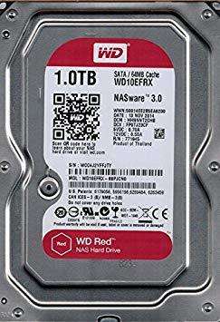Western Digital Red 1TB NAS Hardrive WD10EFRX 1 TB 3.5 @R1 No Reserve!!