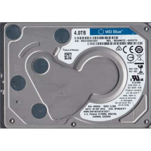 Western Digital Blue 4000GB (4TB) MDL: WD40NPZ Laptop Upgrade Hardrive @R1 NR!!