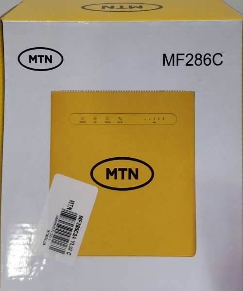 ZTE Model MF286C 4G WIFI Router (MTN) Takes Sim Card
