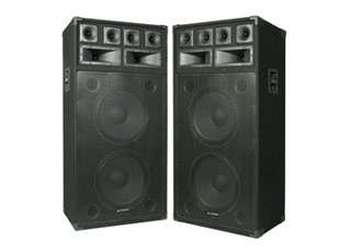 2 x Double 15" Dixon Speakers + 2 Empty boxes - BARGAIN!!!!!!!!!!!!