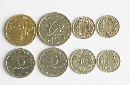 Packet of Greek Coins
