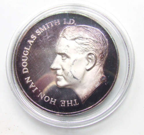 Silver Proclamation of Sovereign Indepence 1965 (Rhodesia)