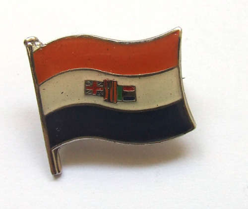 Old S.A. Flag Badge
