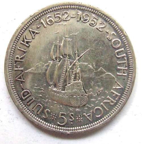 1952 Union of SA 5 Shillings