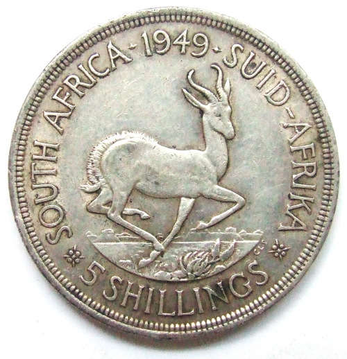1949 Union of SA 5 Shillings