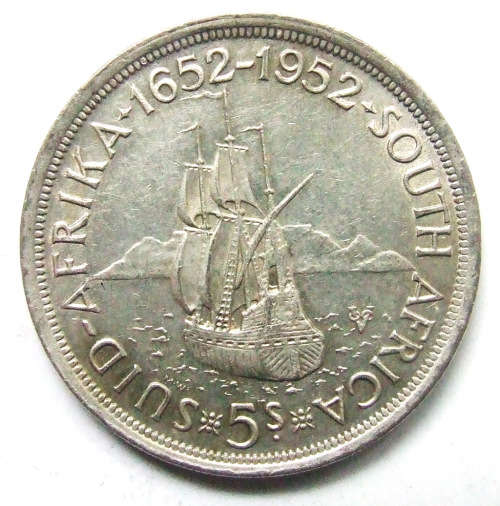 1952 Union of SA 5 Shillings