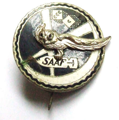 Rare WWII Circa 1944 South African Air Force No. 31 Squadron Badge