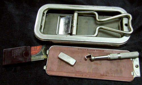Vintage Rolls Razor Strop & Hone Set