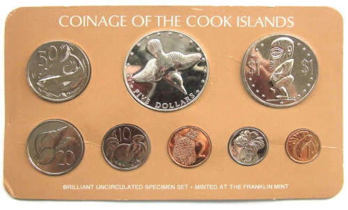 Coinage of the Cook Islands (Brilliant Uncirculated with Silver 5 Dollar)
