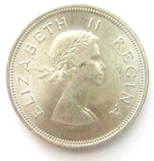 1955 South Africa 2 1/2 Shillings