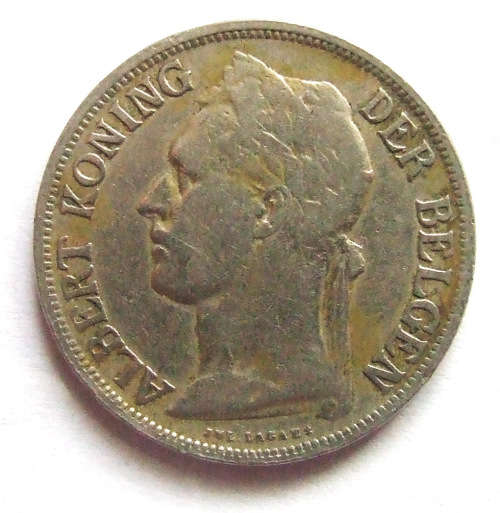 1926 Belgian Congo Franc