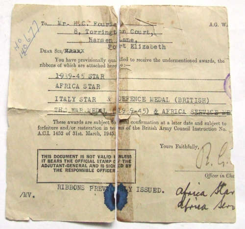 WWII Medal Set