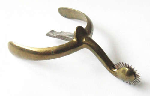 British Cavalry Brass Swan Neck Spurs