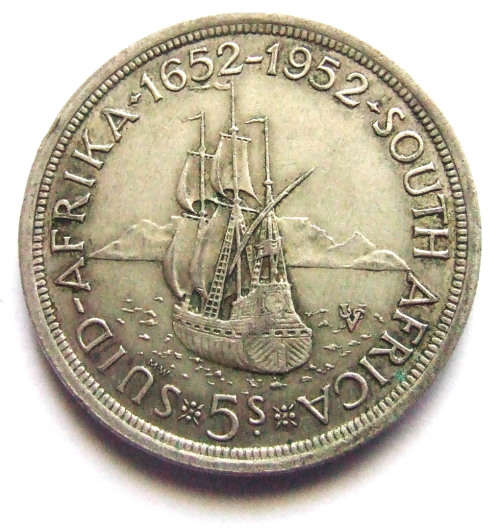 1952 South Africa 5 Shillings