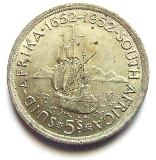 1952 South Africa 5 Shillings