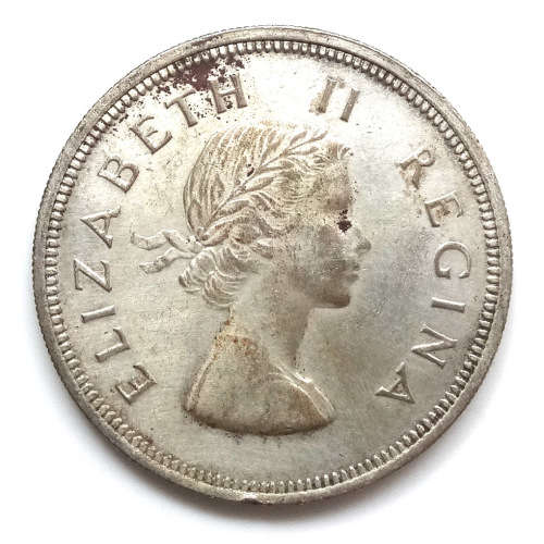 1957 South Africa 2 1/2 Shillings