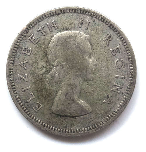 1954 South Africa 2 Shillings