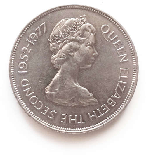 1977 Bailiwick of Jersey 25 Pence