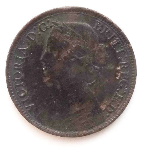 1861 British Farthing