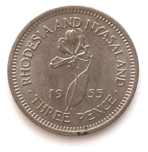 1955 Rhodesia & Nyasaland 3d
