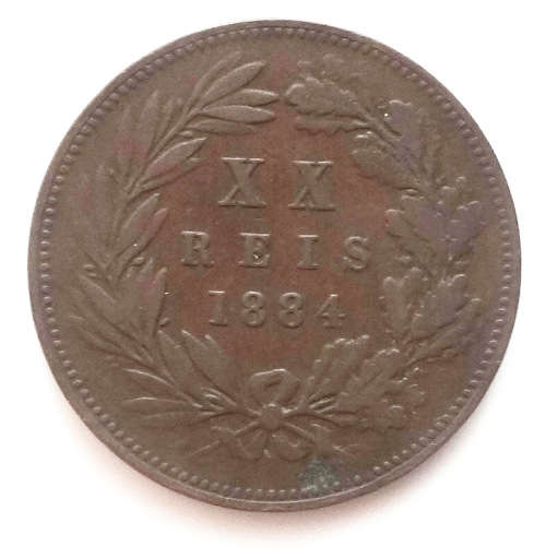 1884 Portugal 20 Reis