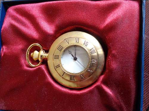 POCKET WATCH COLLECTION IN BOX NEW ..HALF-HUNTER N0 66