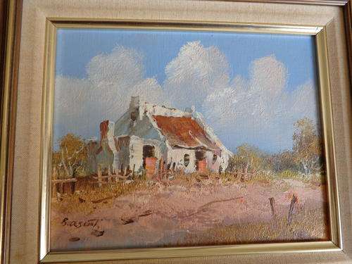 B. ASCOT ,OIL,, LABOURERS HOUSE,, near OUDTSHOORN FRMD 355 X 305