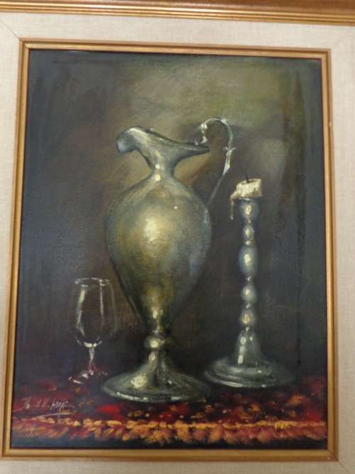 DENZIL N HENNING.. STILL LIFE  590 X 490..FRAMED