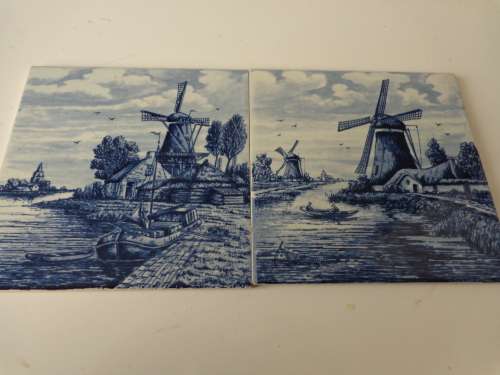 2 X 6 INCH.DELFT TILES FOR DELFT COLLECTERS
