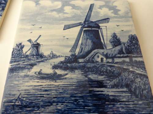 2 X 6 INCH.DELFT TILES FOR DELFT COLLECTERS