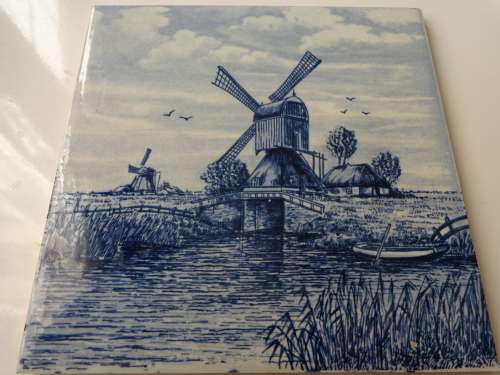 2 X 6 INCH DELFT BLAAW TILES FOR THE DELFT COLLECTER