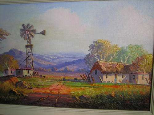 OPSTAL MET WINDPOMP .LES.ALBERTYN.600X400 geraam+sert v.egth....