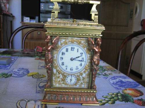 ALGUILLES.AIG.le.REVEIL.carriage,clock,alarm.2.3kg not working spring,Q,A.please