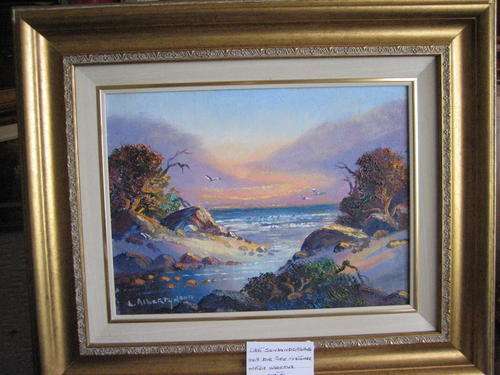 LATE. Les.Albertyn.SEASCENE Natalcoast 620 x520.beaut framed +C.O.A.(M)