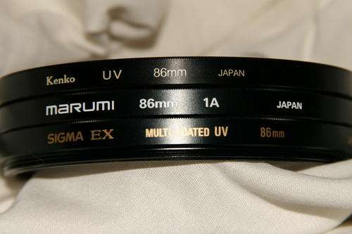 86mm UV Filters ***Excellent Condition***