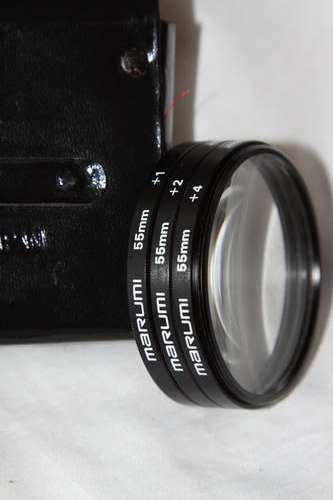 Marumi 55 mm Macro Close-Up +1 +2 +4 Close Up Filter Kit