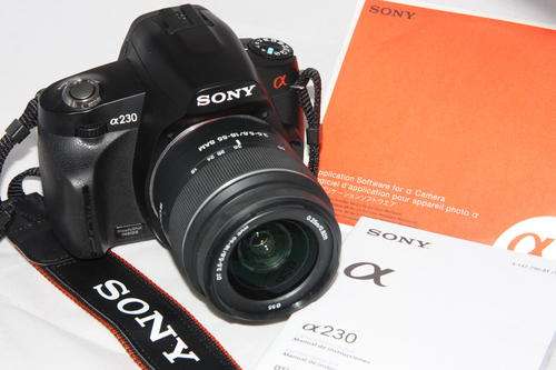 Sony A230 with 18-55mm SAM lens