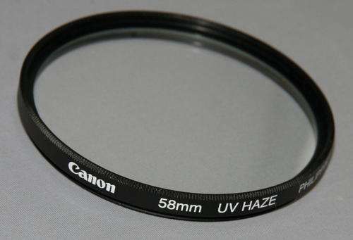 Canon 58mm UV Haze Filter
