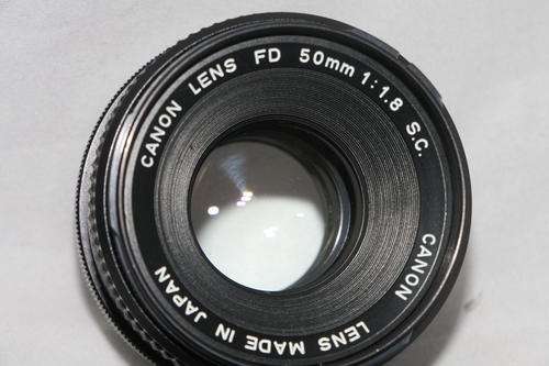 Canon FD 50mm f/1.8 SC ***for FD mount manual focus system***