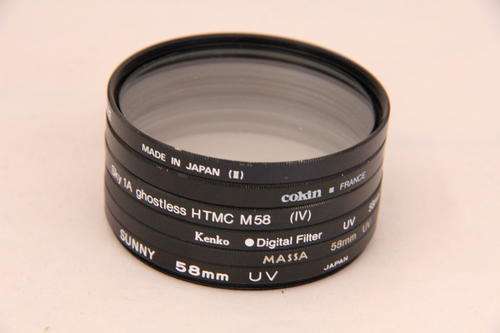 Assorted 58mm Filters