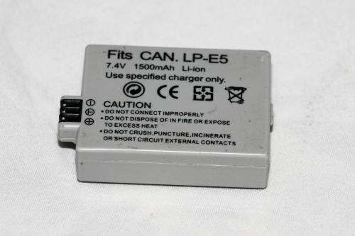 Canon generic Battery LP-E5 Battery for Canon 500D, 450D, 1000D